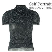 関税込★VIP価格【SELF PORTRAIT】ポリエステル ブレンド トップ