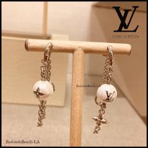 【上品クールに決まる】LOUISVUITTON★LV Mix Chains ピアス