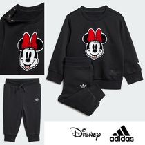 DisneyxAdidas ミニ―マウス　子供　スウェットシャツ　ジョガー