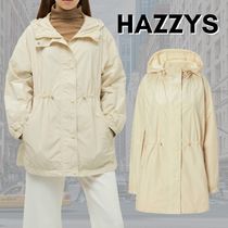 【HAZZYS】★女性ベージュフード型ジャンパー★