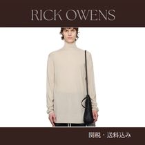 Rick Owens☆ホワイト Hollywood オーバーサイズ タートルネック