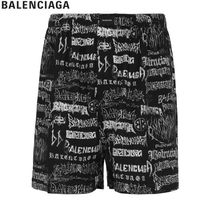 BALENCIAGA バレンシアガ メタルスウェットショーツ ブラック