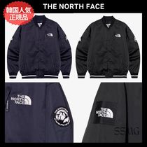 【THE NORTH FACE】韓国人気◆PLAYER VARSITY JACKET BLACK NAVY