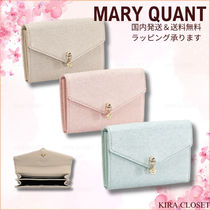 すぐ届く 華やかな印象に♪【MARY QUANT】ラメ入り カードケース