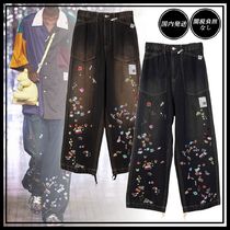 ◆MIHARA YASUHIRO◆Sticker Prints Denim Baker Pants