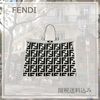 FENDI トートバッグ 【送料関税込み】FENDI ミディアム エックストート ズッカ柄