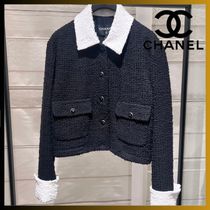 【25P フェミニンでシック】CHANEL ツイードジャケット