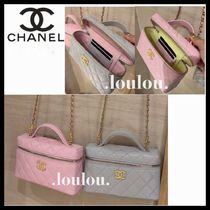 【25P/見せたくなる内側のバイカラー♪】CHANEL バニティバッグ