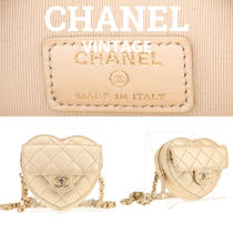 VINTAGE*CHANEL*ハートバッグ ミニショルダーバッグ ゴールド