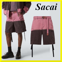 Sacai☆関税込☆オンブレコットンカーゴ ショートパンツ