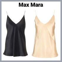 【Max Mara】シルクサテン トップ（2色）