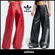 adidas★Adilenium シーズン3 ビンテージ フェイク レザーパンツ