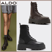 【ALDO】厚底 ★ 5cmヒール ★ 脚長効果 ★ コンバット・ブーツ