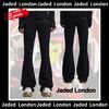 JADED LONDON デニム・ジーパン 【JADED LONDON】Jet Black Studded Drift Jeans 関税・送料無料