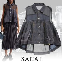 SACAI サカイ デニムミックスシャツ