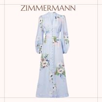 Zimmermann【春のおめかしに☆】エバーリー リネン ミディドレス