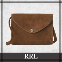 【RRL】ラフアウト スエード クロス ボディ バッグ