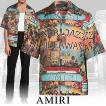 AMIRI アミリ キャンプシャツ シルク Jazz Hideaway