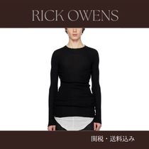 Rick Owens☆ブラック リブ セーター