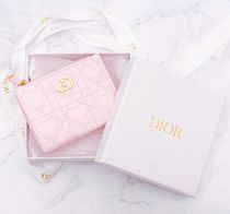 ◆パステルピンク♪◆DIOR Jolie Dahlia 2つ折り財布 ハート