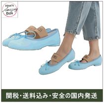 (送料・関税込) MM6  Anatomical Ballet Shoes (light blue)