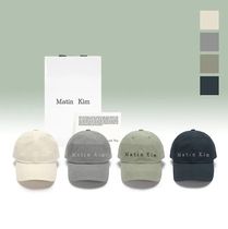 マーティンキム MATIN TYPO BALL CAP 4色