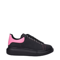 ALEXANDER MCQUEEN 　 Sneakers Men Rubberized Leather Black