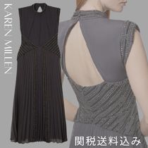 ☆Karen Millen 装飾ビーズ織りマキシドレス