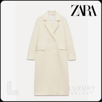 ★ZARA★ ZW COLLECTION DOUBLE-BREASTED WOOL BLEND COAT