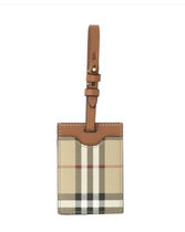 関税送料込【Burberry】レザーラゲッジタグ