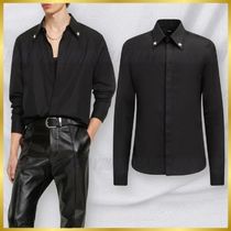 BALMAIN　スター コットン 長袖シャツ ブラック