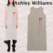 【Ashley Williams】ノースリーブ リネンドレス