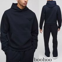 【boohoo】INTERLOCKポケットディテールパーカー&ジョガーセット