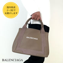 国内即発★人気 BALENCIAGA NAVY CABAS トートバッグ S