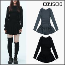 【COYSEIO】韓国の人気★DRAPING DRESS 2色