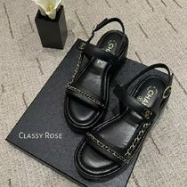 【スタイルアップして足元お洒落に】CHANEL★厚底サンダル