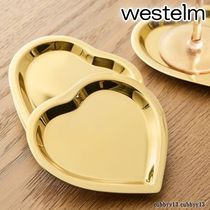 【４個セット】westelm Heart-Shaped Metal Coaster セット