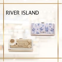 【River Island】新作 クリップトップ 財布　折り畳み