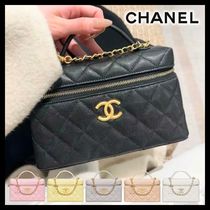 【限定CCロゴ♪】CHANEL チェーンクラッチ ヴァニティバッグ