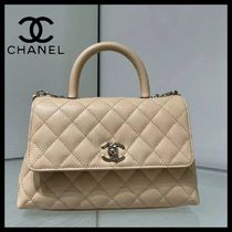 【CCマークがポイント】CHANEL ココハンドルS 24cm