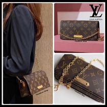 【エレガント☆】Louis Vuitton ウォレット オンチェーン リリー