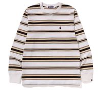 【A BATHING APE】ONE POINT STRIPE LS TEE　要在庫確認