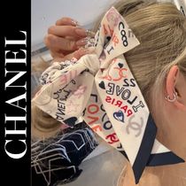 《25p/コーデのアクセントに》CHANEL シュシュ リボン