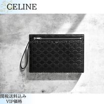 ◆25SS◆関送込【CELINE】トリオンフ*ストラップ付き*ポーチ