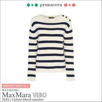 Weekend Max Mara◆VIBO◆コットン ブレンド ボーダー ニット