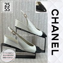 【大人上品な抜け感を♪】CHANEL ラム スリングバック シューズ