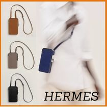 【高級感のある上品なデザイン】HERMESスマホ用ショルダーバッグ