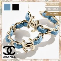 【耳元が一気に華やかに】CHANEL フープピアス