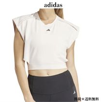 adidas Power Crop ノースリーブTシャツ 関＊送込