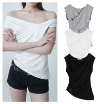 CERRIC DRAPE CROSS SLEEVELESS 5BFM191